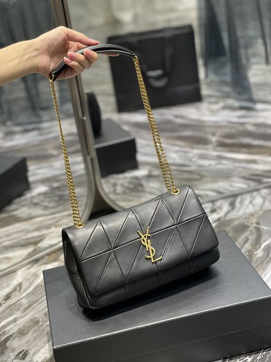Yves Saint Laurent Patchwork Lambskin Medium Shoulder Bag 515821