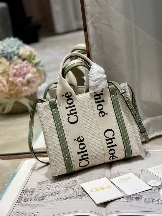 Chloe Woody Tote Bag Including Strap 17799