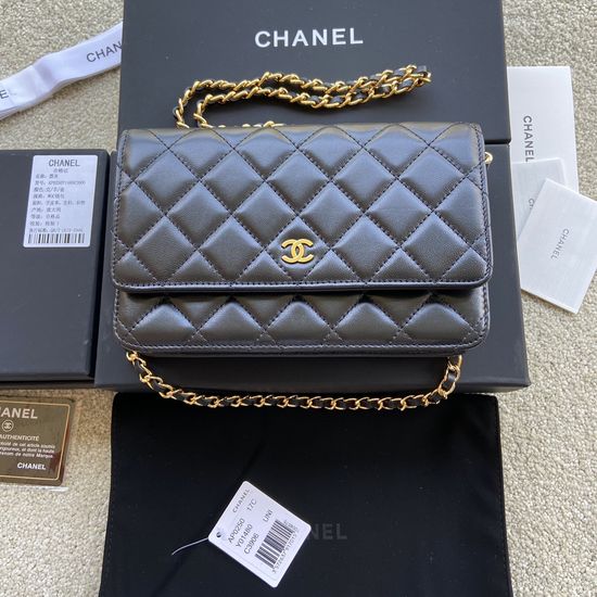 Chanel Lambskin Shoulder Bag AP0250