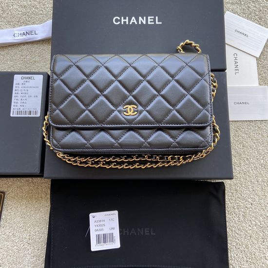 Chanel Lambskin Crossbody Bag A33814