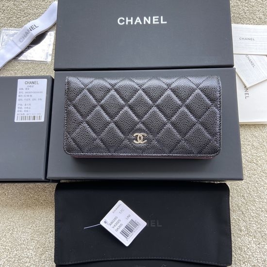Chanel Wallet Grainy Calfskin A80285