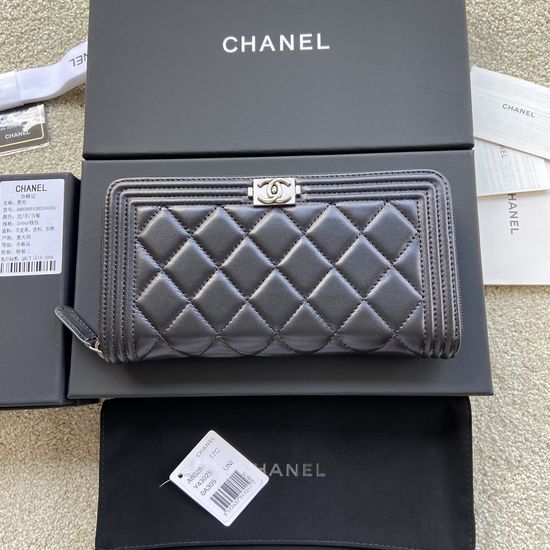Chanel Lambskin Leather Wallet A80288