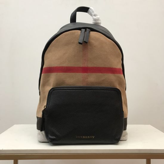 Burberry Canvas Check Leather Backpack 40333971
