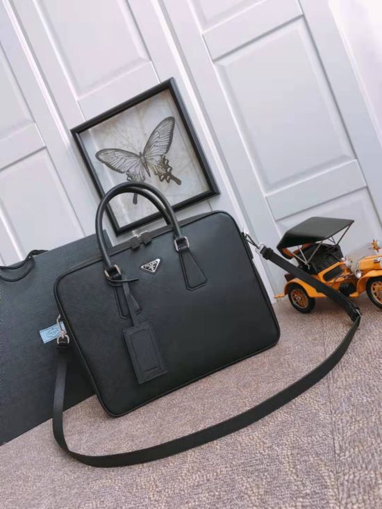 Prada Saffiano Leather Shoulder Bag 2VE011