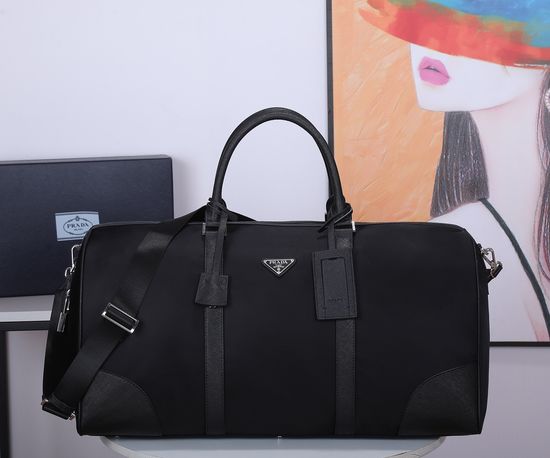 Prada Waterproof Fabric Travel Duffle Bag 2VC008