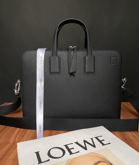 Loewe Slim Briefcase Soft Grain Leather 4518