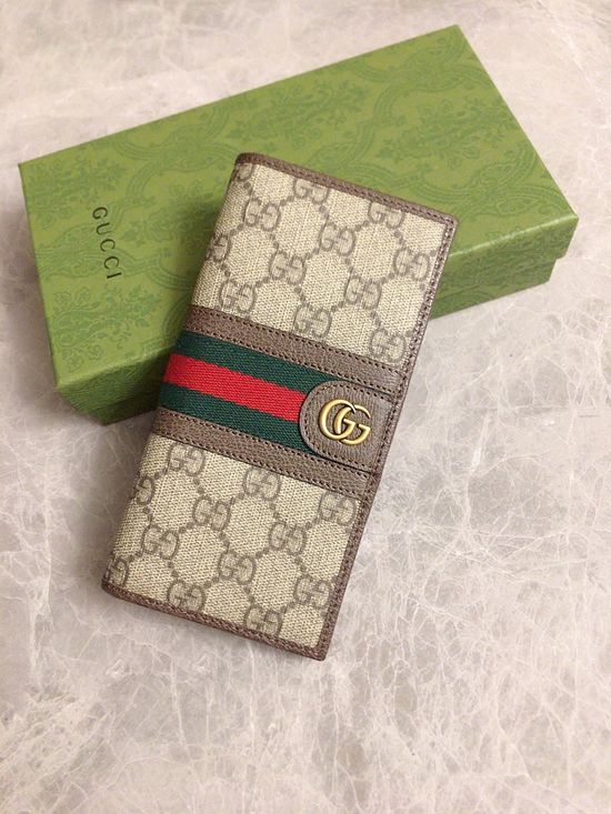 Gucci GG Supreme Canvas Wallet 672987