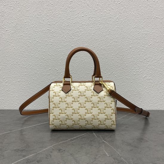 Celine TRIOMPHE CANVAS Boston Bag 197582