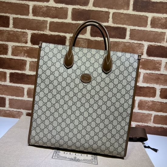 Gucci Brown Leather Tote 674155