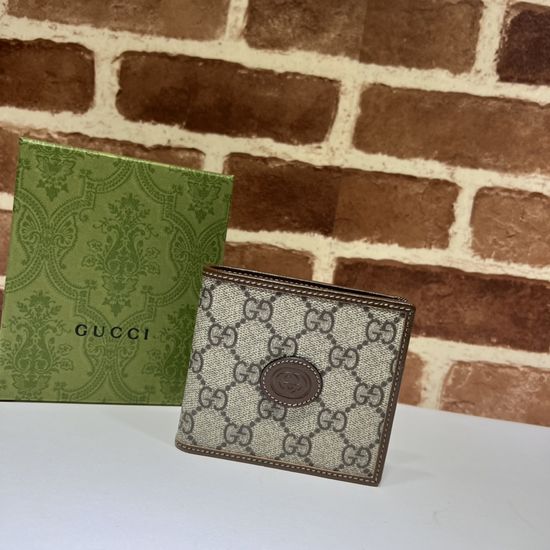 Gucci Brown Short Wallet 671652