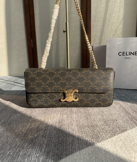 Celine Chain Shoulder Bag Classic Pattern 197413