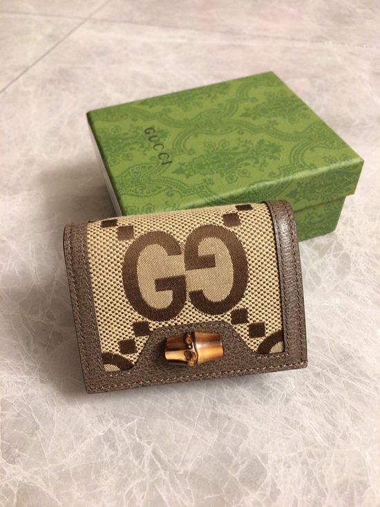 Gucci Diana Bamboo Wallet Card Holder 658244