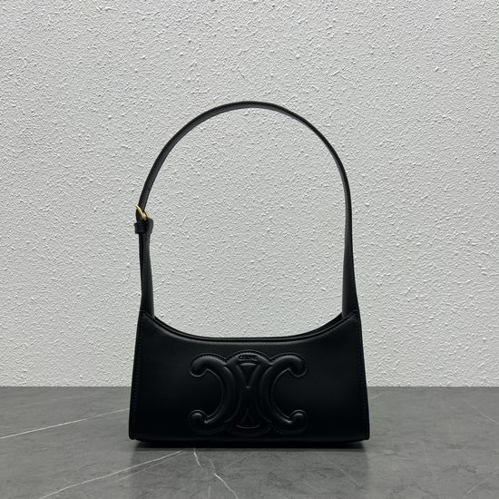 Celine Shoulder Bag Timeless Style 198153 Black