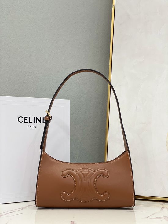 Celine CUIR TRIOMPHE Smooth Cowhide Shoulder Bag 198153
