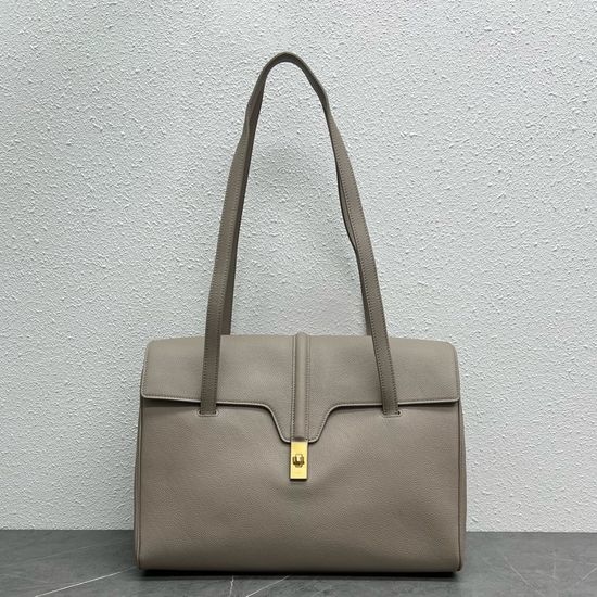 Celine Soft 16 Office Textured Leather Handbag 194043