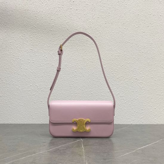 Celine Triomphe Adjustable Shoulder Leather Bag 194142