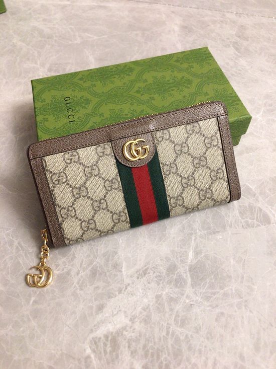 Gucci Ophidia GG Supreme Long Wallet 523153