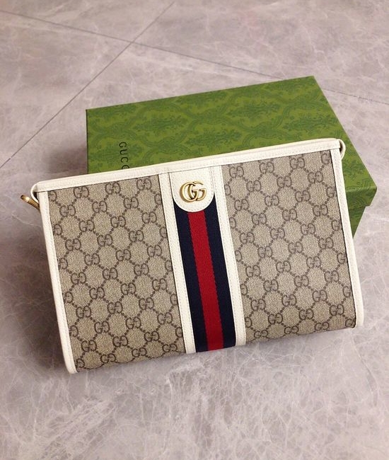 Gucci Ophidia GG Zipper Clutch Bag 598234