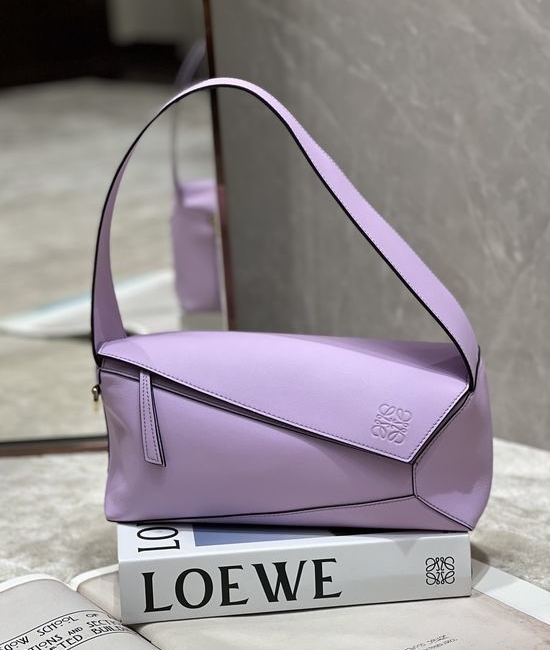 Loewe Puzzle Hobo Light Purple Shoulder Bag 7787
