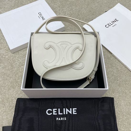 Celine FOLCO Saddle Bag CUIR TRIOMPHE 198263
