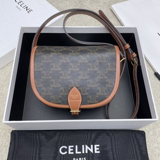 Celine TRIOMPHE Saddle Shoulder Bag 191502