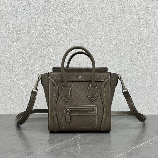 Celine Luggage Nano Mouse Grey Handbag 189243