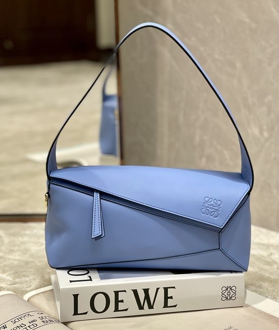 Loewe Puzzle Hobo Light Blue Shoulder Bag 7785