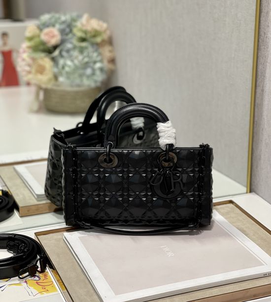 Christian Dior Lady DJoy Quilted Horizontal Bag 0540/3056