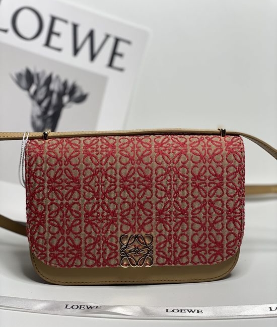 Loewe Goya Anagram Compact Leather Bag 5609