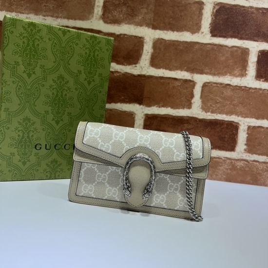 Gucci Canvas Chain Crossbody Bag 476432