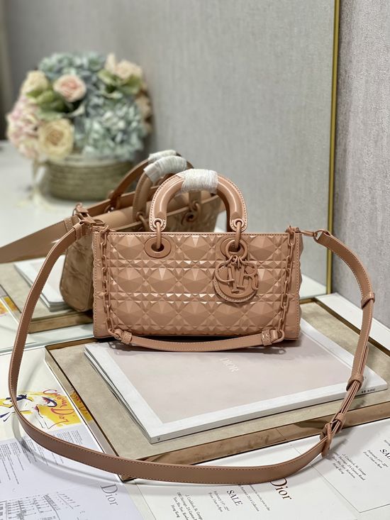 Christian Dior Lady DJoy Quilted Horizontal Bag 0540/3056