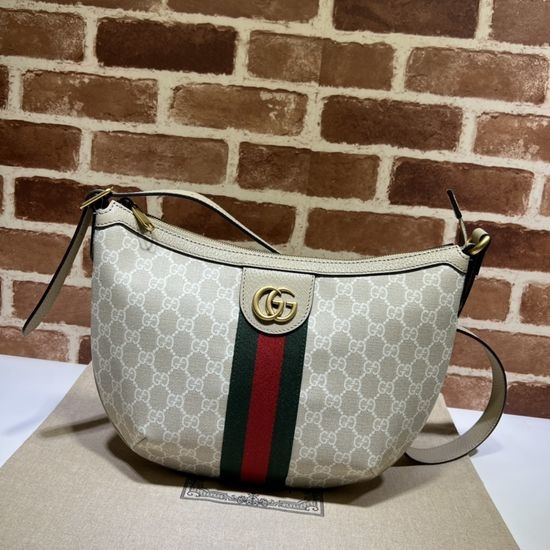 Gucci Handbag Beige Oatmeal Rubber 598125