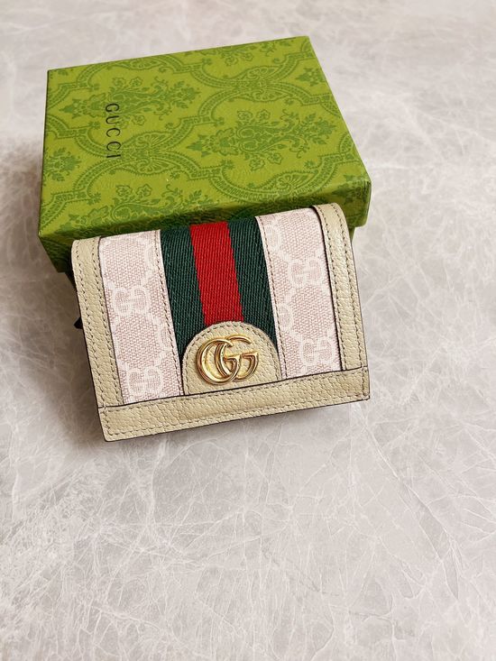 Gucci Ophidia GG Canvas Card Holder 523155