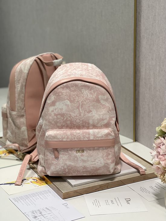 Christian Dior Oblique Elephant Embroidered Backpack 1523