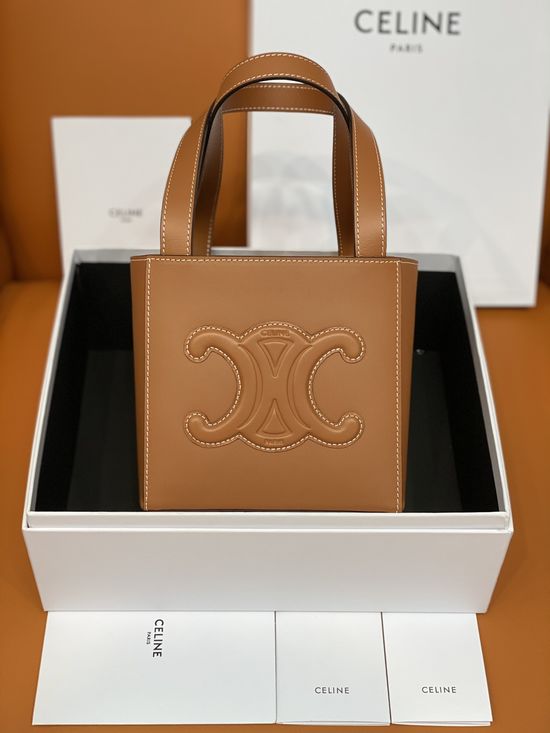 Celine Cuir Triomphe Cube Handbag 199202