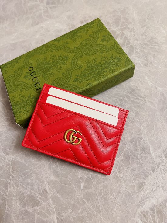 Gucci GG Marmont Quilted Card Holder 443127