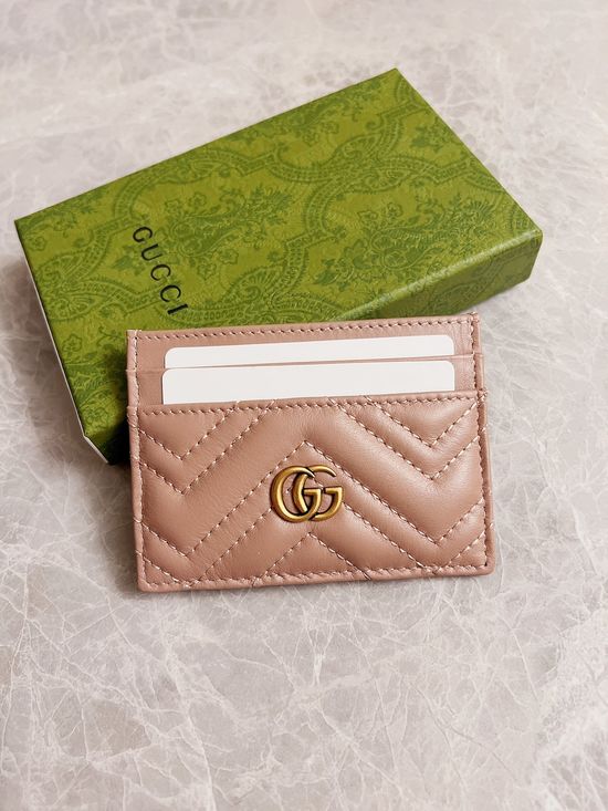 Gucci GG Marmont Quilted Card Holder 443127