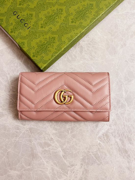 Gucci GG Marmont Long Leather Wallet 16022