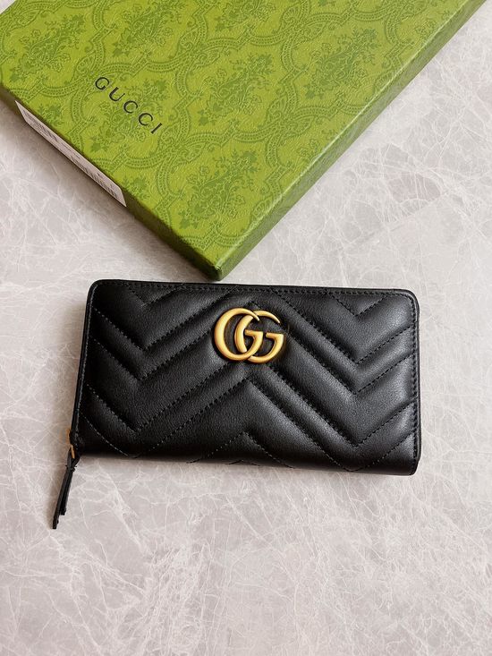 Gucci GG Marmont Long Zip Wallet 443123