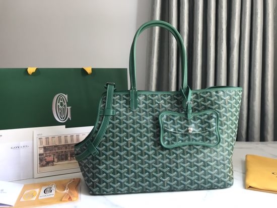 Goyard Chien Gris Pet Carrier Canvas Leather 1101