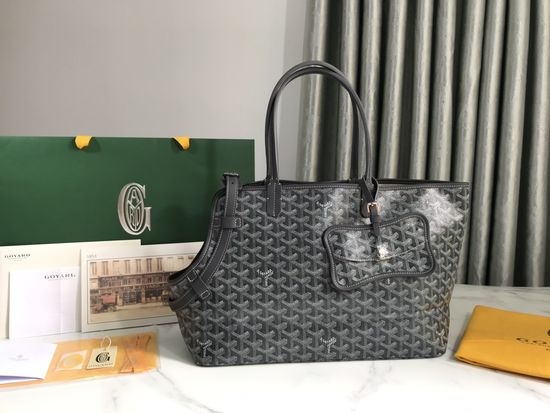 Goyard Chien Gris Small Dog Carrier 3111