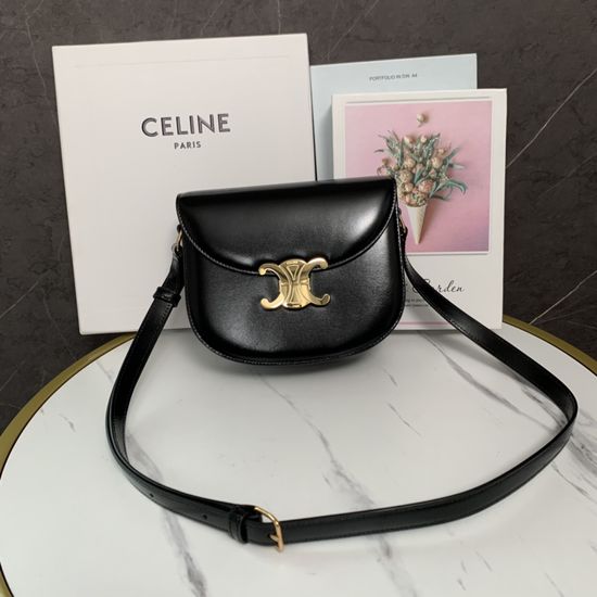 Celine Triomphe Classic Saddle Bag 12855