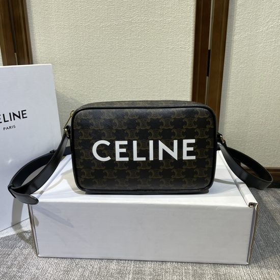 Celine Monogram Canvas Messenger Leather Bag CL194502
