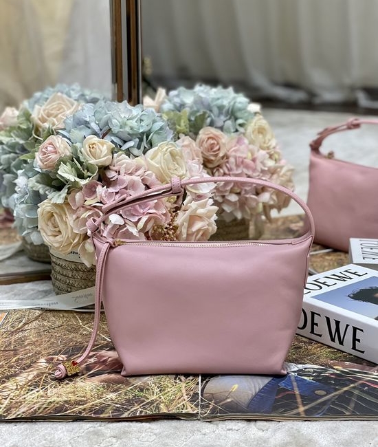 Loewe Cubi Pink Nappa Leather Shoulder Bag 14574
