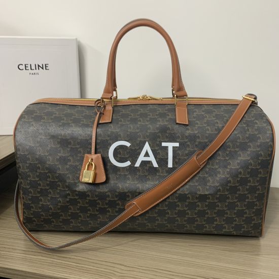 Celine Voyage Printed Triomphe Canvas Travel Bag 191472
