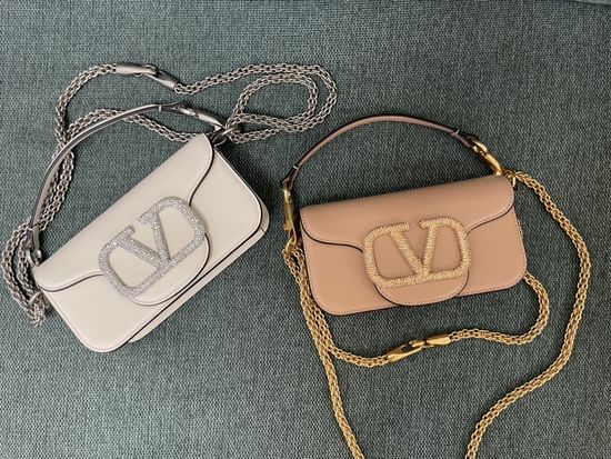 Valentino Small Calfskin Shoulder Bag 1133