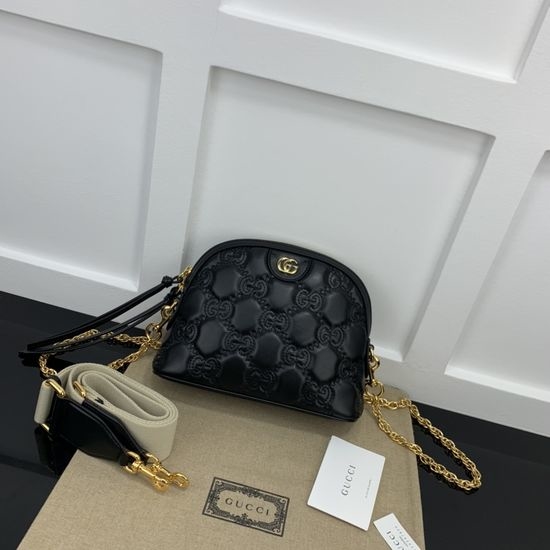 Gucci GG Matelasse Shell Crossbody Bag 702229