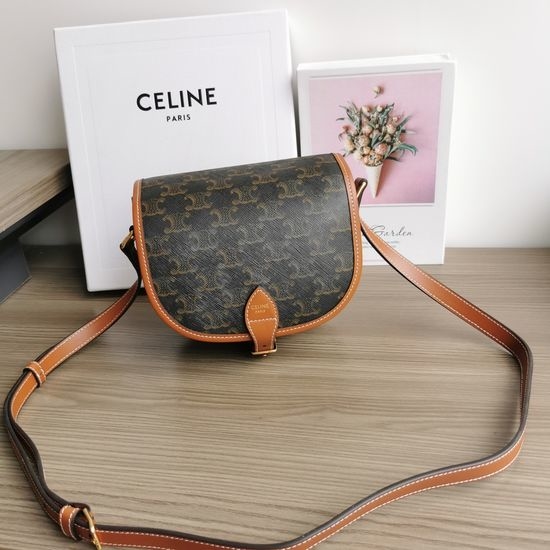 Celine Folco Adjustable Strap Crossbody Bag 191502