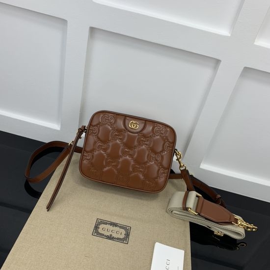 Gucci GG Matelasse Leather Mini Camera Bag 702234