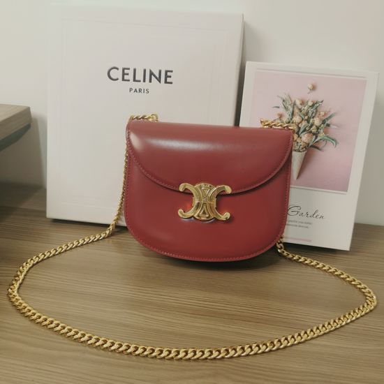Celine Teen Besace Triomphe Leather Bag 110973